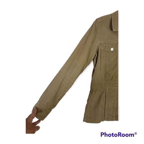 Eddie Bauer Tan Corduroy Jacket size size small - Picture 3 of 4
